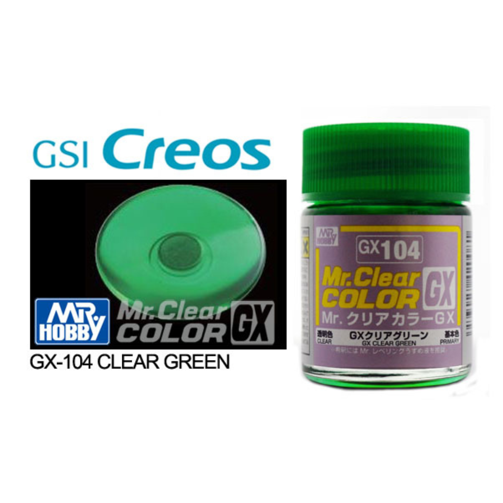 Mr Color GX Clear Green Mr Hobby Paints Mr Hobby Default Title