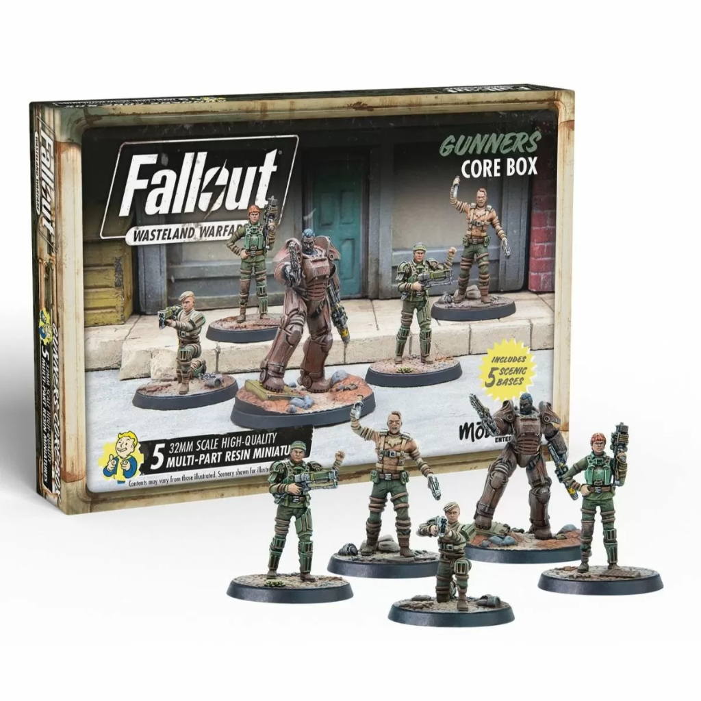Fallout Wasteland Warfare - Gunners Core Box Fallout Wasteland Warfare Modiphius Entertainment Default Title