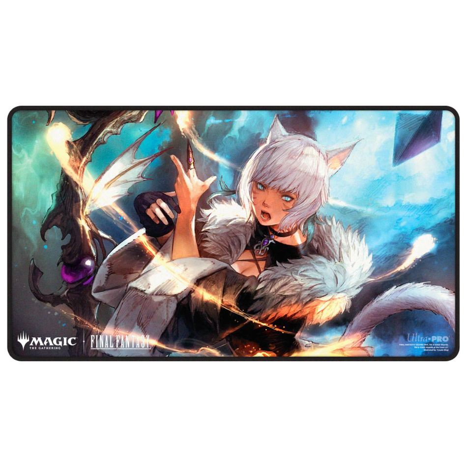 Magic the Gathering - FINAL FANTASY Black Stitched Playmat Premium Z TCG accessories Ultra PRO