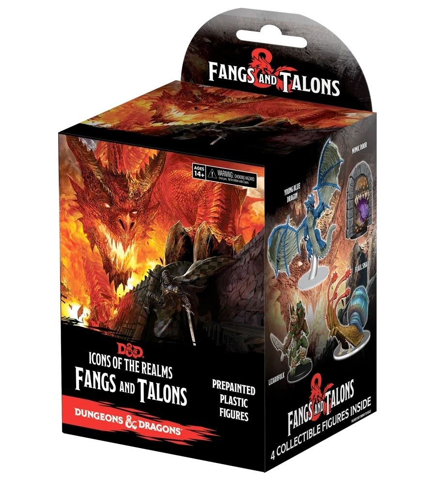 D&D Icons of the Realms Fangs and Talons Booster Dungeons & Dragons Lets Play Games   