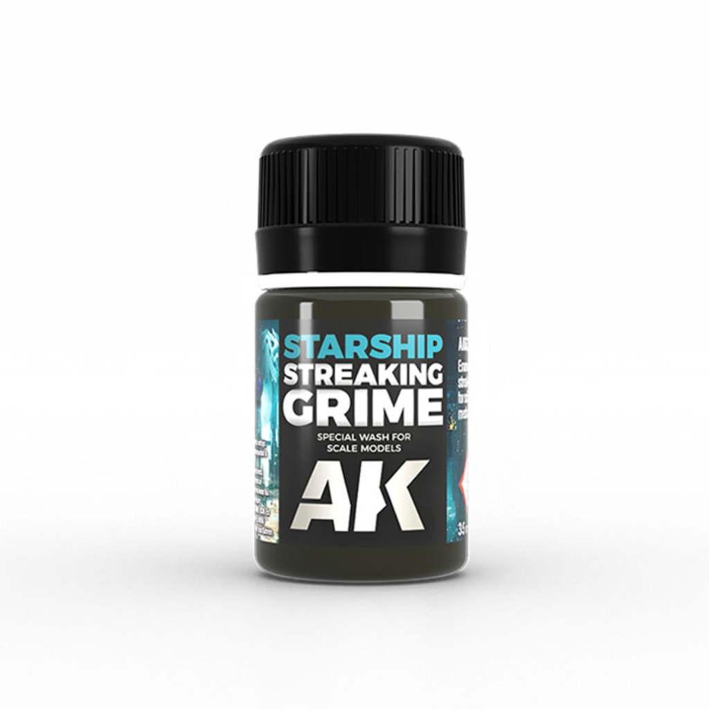 AK Interactive Weathering: Starship Streaking Grime 35ml Enamel Paint AK Interactive AK Interactive Default Title