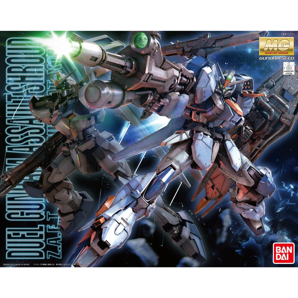 MG 1/100 DUEL GUNDAM ASSAULTSHROUD Gundam Model Kit Bandai Default Title