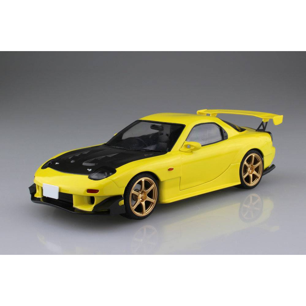1/24 TAKAHASHI KEISUKE FD3S RX-7 PROJECT D Ver. Model Car Kit Aoshima