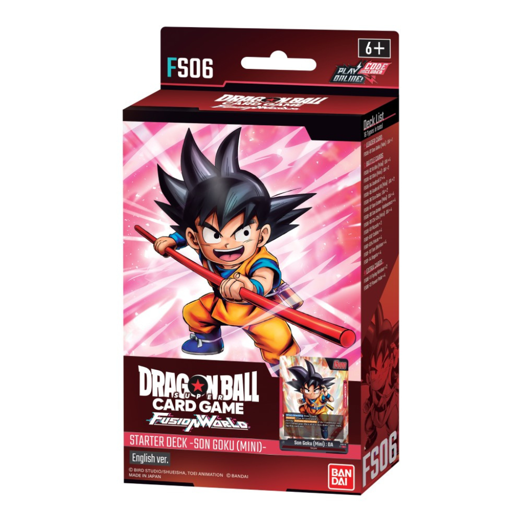 Dragon Ball Super - Fusion World Starter Deck Display Son Goku (MINI) [FS06] Dragon Ball Fusion World Bandai