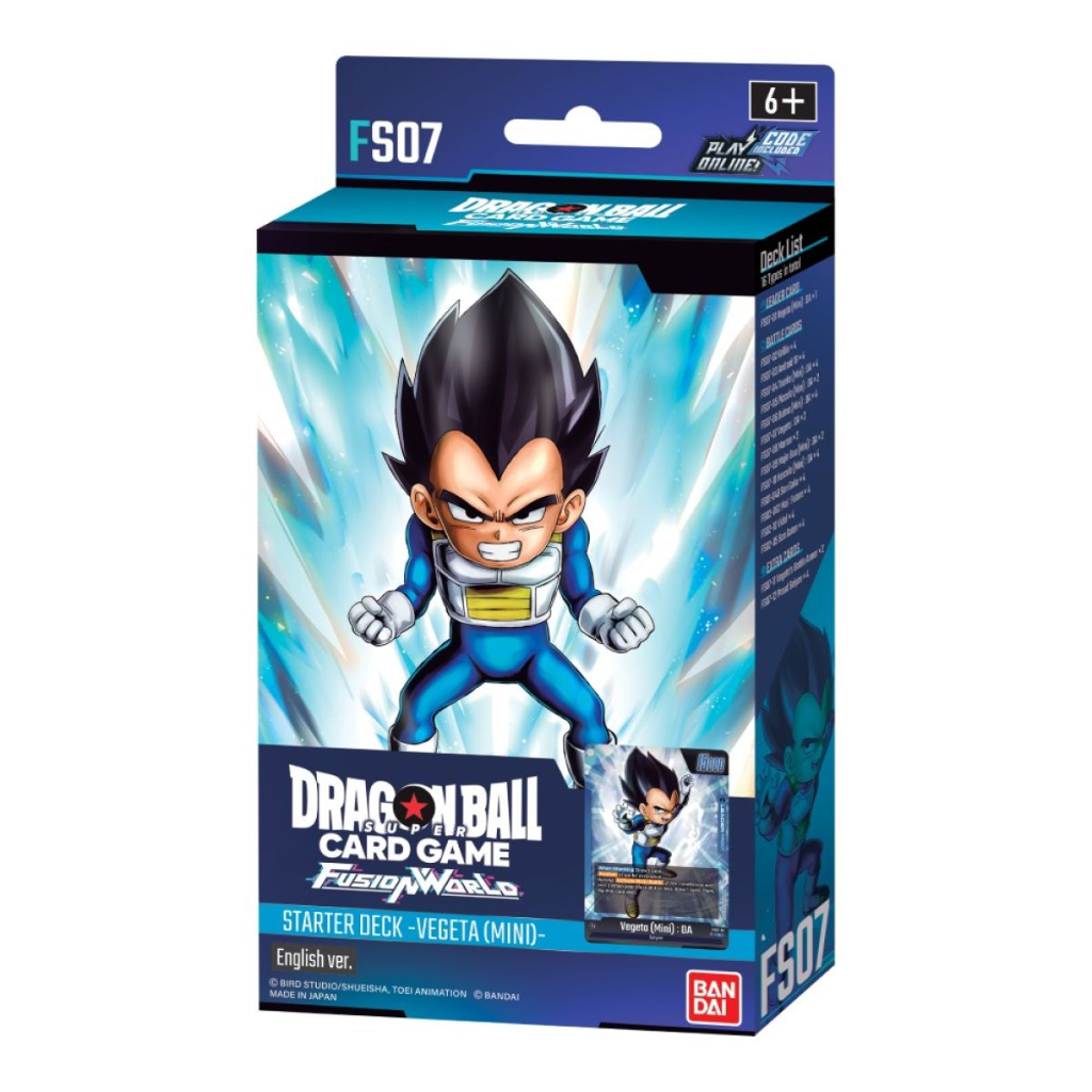 Dragon Ball Super - Fusion World Starter Deck Display Vegeta (MINI) [FS07] Dragon Ball Fusion World Bandai