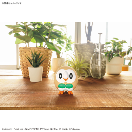 POKEMON MODEL KIT QUICK!! 10 ROWLET Pokemon Model Kit Bandai Pokemon   