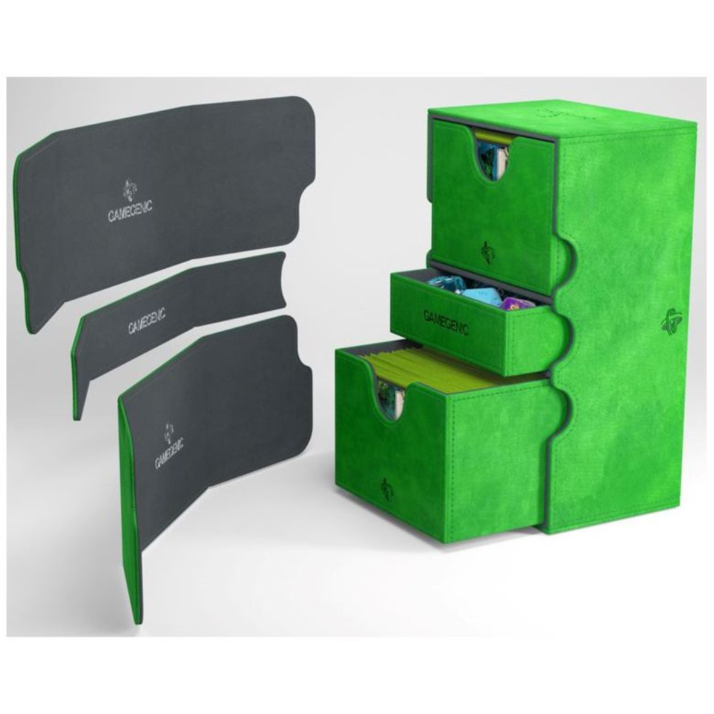 Gamegenic - Green Stronghold 200+ Deck Box GameGenic