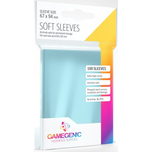Gamegenic - Soft Card Sleeves (100 Sleeves Per Pack) Deck Box GameGenic   