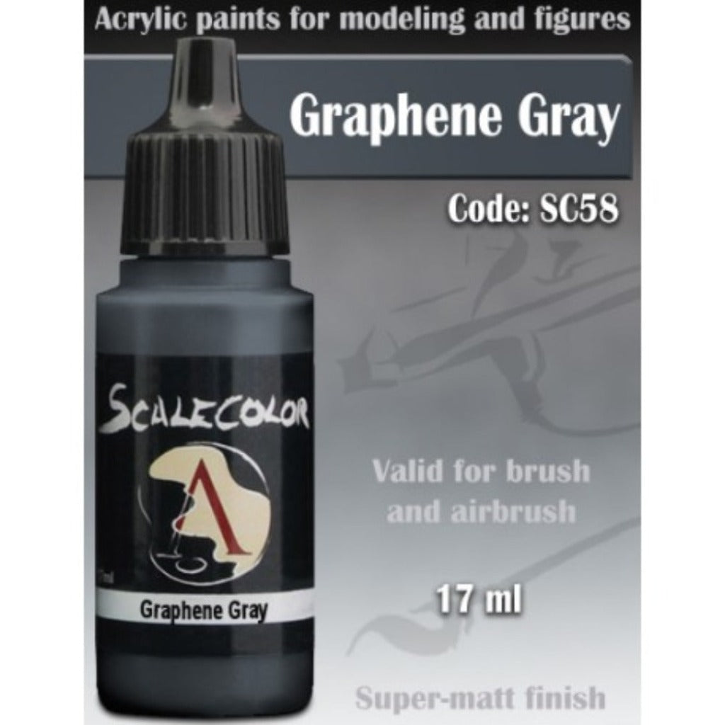 Scale 75 Scalecolor Graphene Gray 17ml Scalecolor Paints Scale 75   