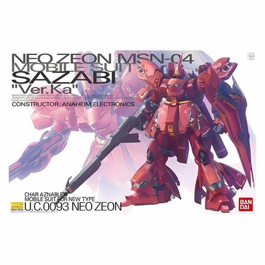 MG 1/100 NEO ZEON MSN04 SAZABI VER.KA Gundam Model Kit Bandai Default Title  