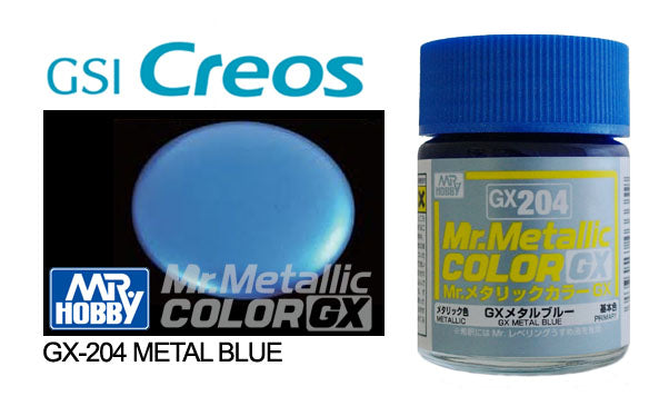 GN GX204 Mr Metallic Color GX Blue Mr Hobby Paints Mr Hobby Default Title  