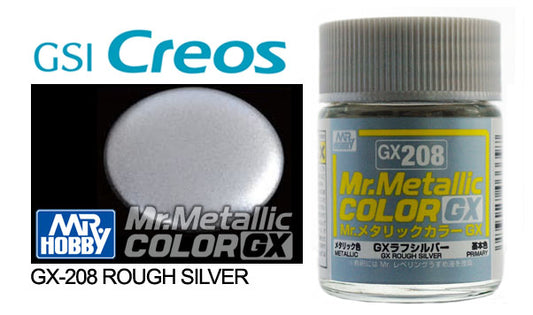 GN GX208 Mr Metallic Color GX Rough Silver Mr Hobby Paints Mr Hobby Default Title  