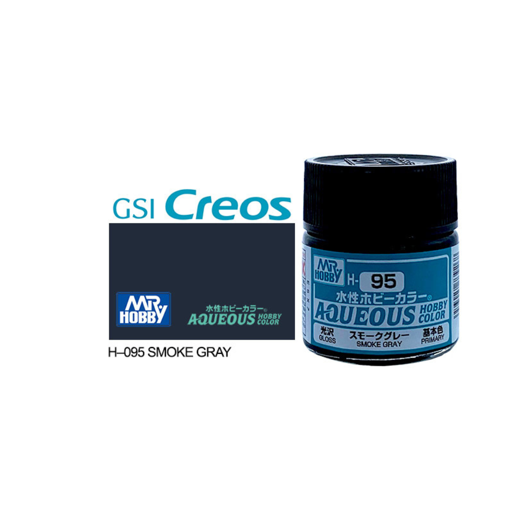 Gunze H095 Gloss Smoke Grey Mr Hobby Paints Mr Hobby Default Title  