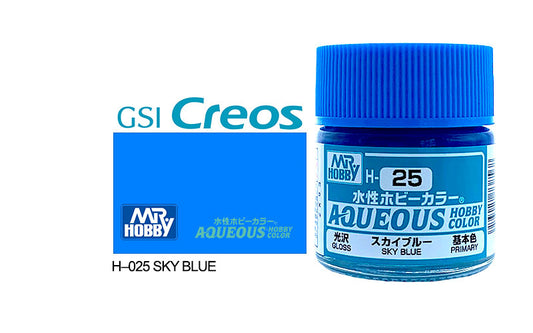 Gunze H025 Gloss Sky Blue Mr Hobby Paints Mr Hobby Default Title  