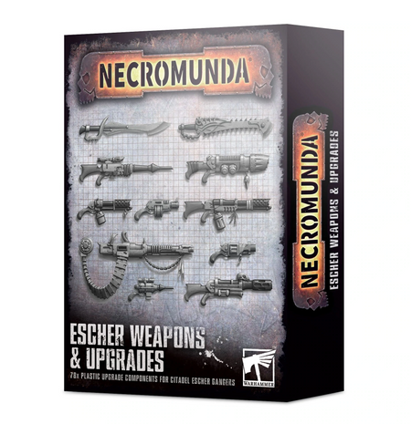 Necromunda: Escher Weapons & Upgrades Necromunda Games Workshop