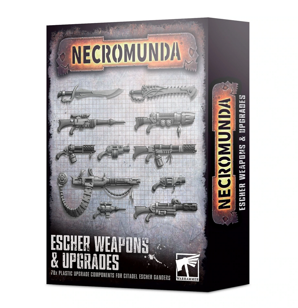 Necromunda: Escher Weapons & Upgrades Necromunda Games Workshop