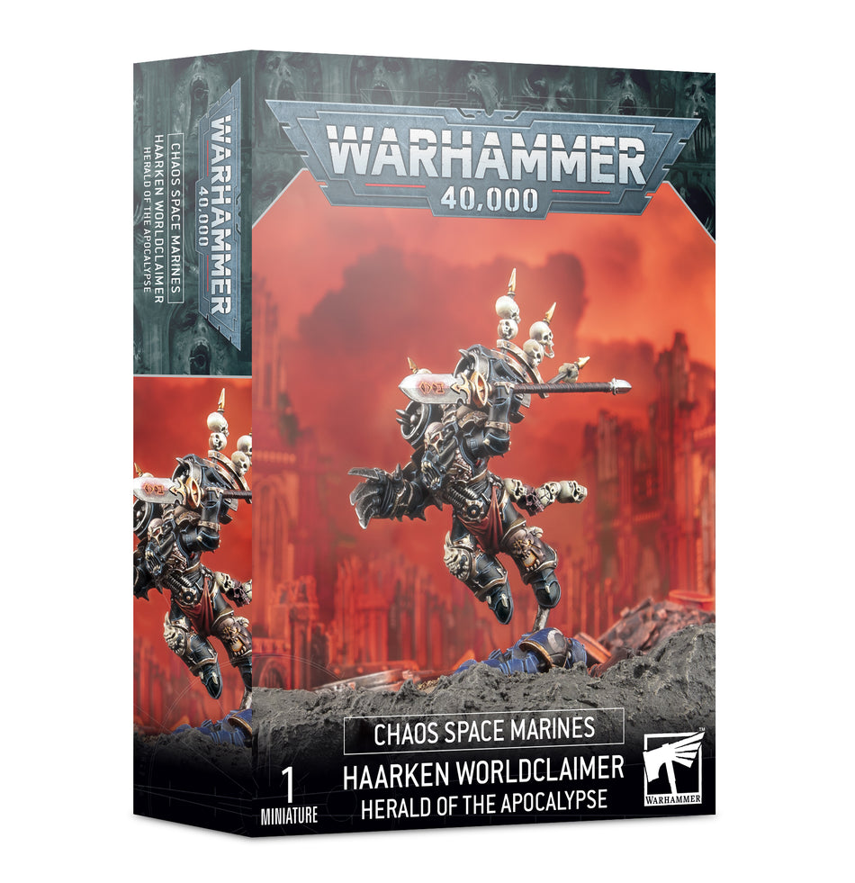 Chaos Space Marines: Haarken Worldclaimer, Herald of the Apocalypse Chaos Space Marines Games Workshop Default Title