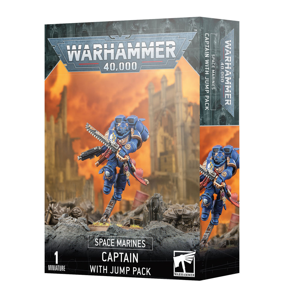 Space Marines: Captain with Jump Pack Space Marines Games Workshop Default Title