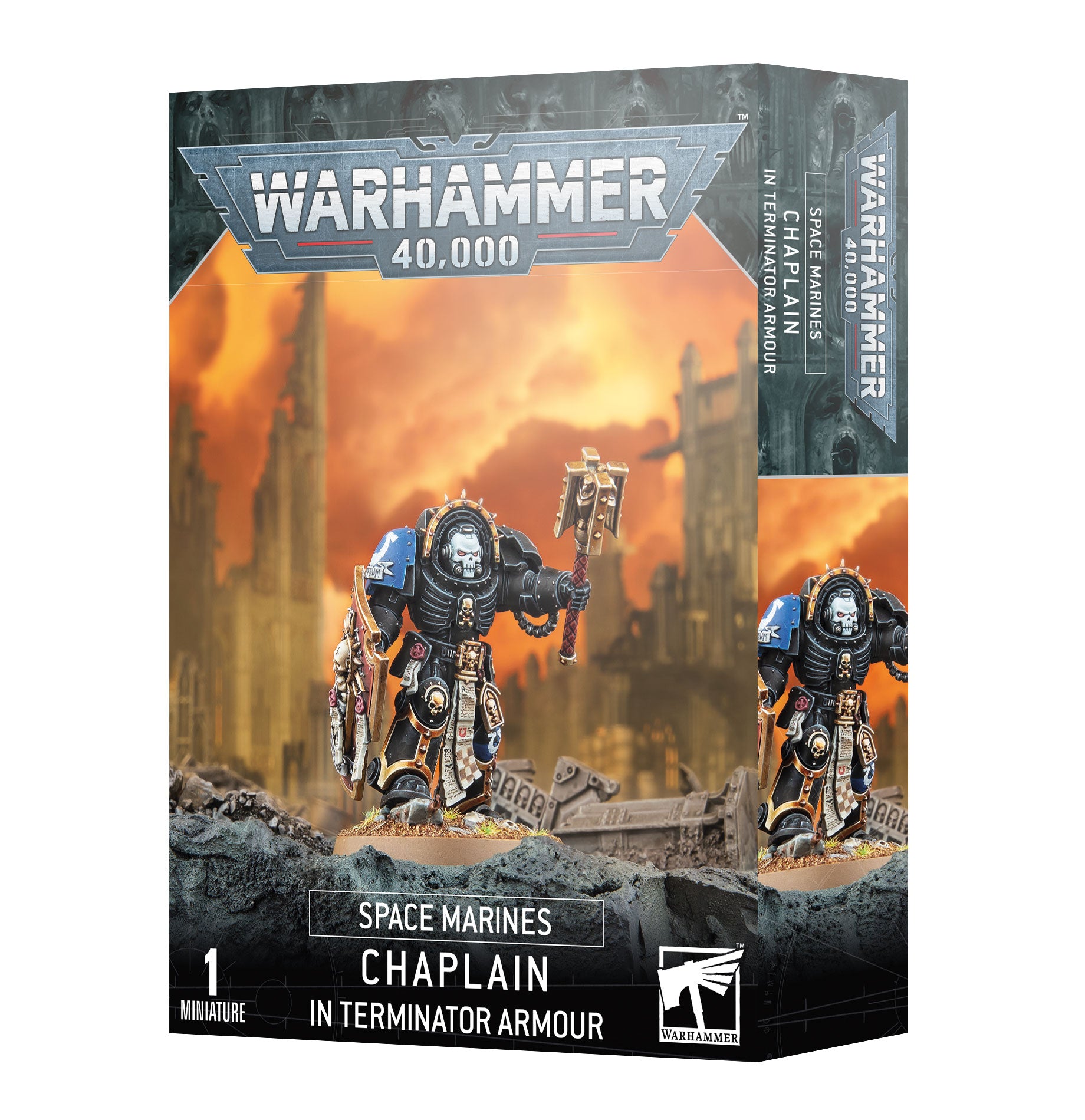 Chaplain in Terminator Armour Space Marines Games Workshop Default Title  