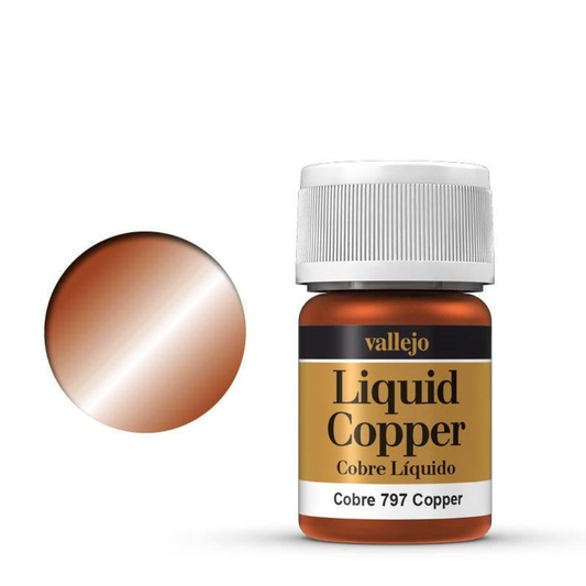 70.797 Vallejo Liquid Metallics: Copper Paints Vallejo Liquid Metallics Default Title  