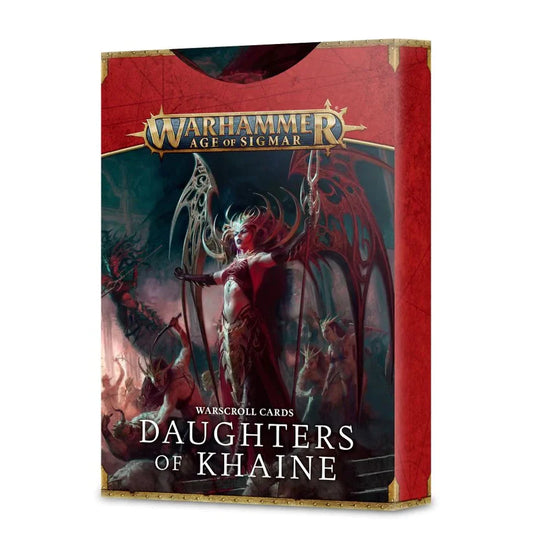 Warscroll Cards: Daughters Of Khaine Daughters Of Khaine Games Workshop   