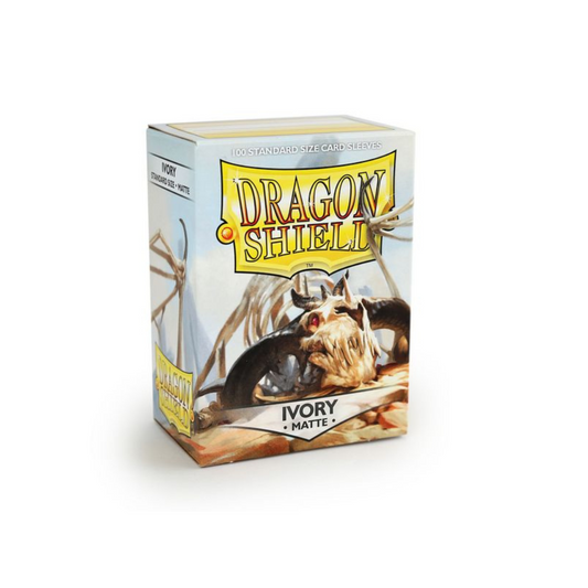 Dragon Shield Matte Box 100 - Ivory Dragon Shield Fantasy Flight Games Default Title  