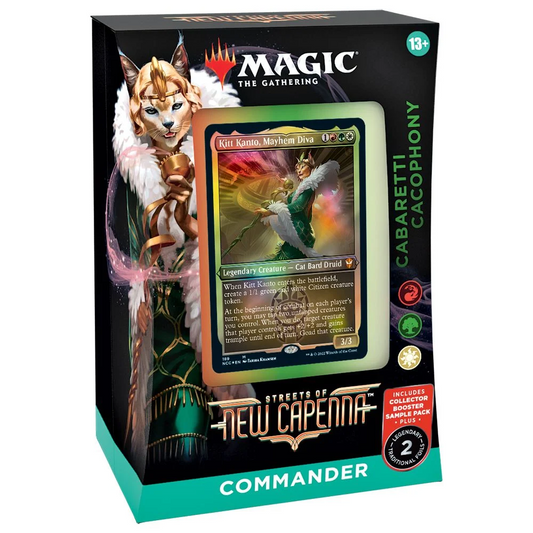 Magic The Gathering Streets of New Capenna - Cabaretti Cacophony Commander Deck Magic Streets of New Capenna Lets Play Games Default Title  
