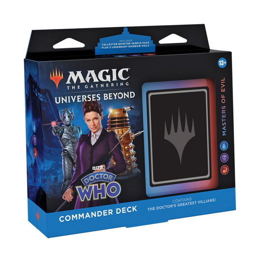 Magic: The Gathering Doctor Who Commander Deck - Masters of Evil Magic The Gathering Wizards   