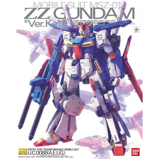 MG 1/100 ZZ GUNDAM VER.KA Gundam Model Kit Bandai Default Title  