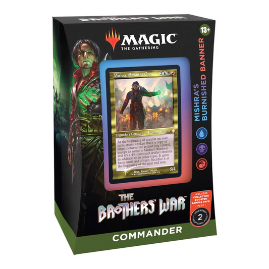 The Brothers' War Commander Deck - Mishra's Burnished Banner Magic The Gathering Wizards   