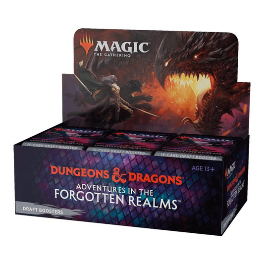 Magic Adventures in the Forgotten Realms Draft Booster Display Magic The Gathering Wizards Default Title  