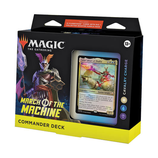 March of the Machine Commander - Cavalry Charge Magic The Gathering Wizards of the Coast   