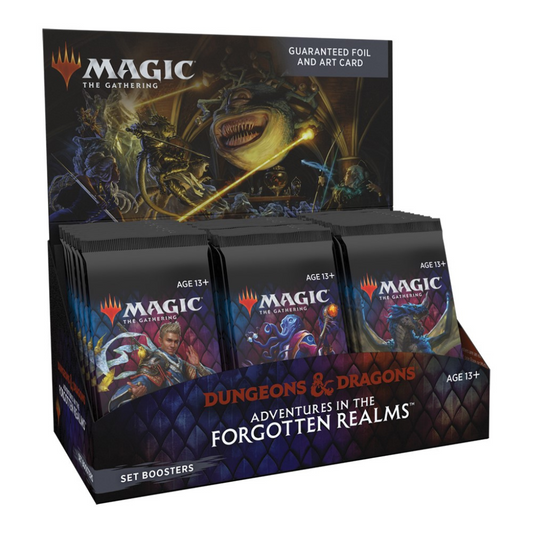 Magic Adventures in the Forgotten Realms Set Booster Display Magic The Gathering Wizards Default Title  