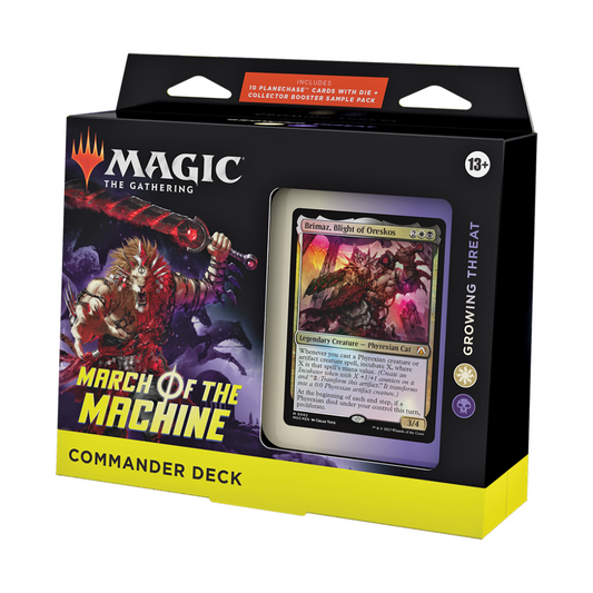March of the Machine Commander - Growing Threat Magic The Gathering Wizards of the Coast   