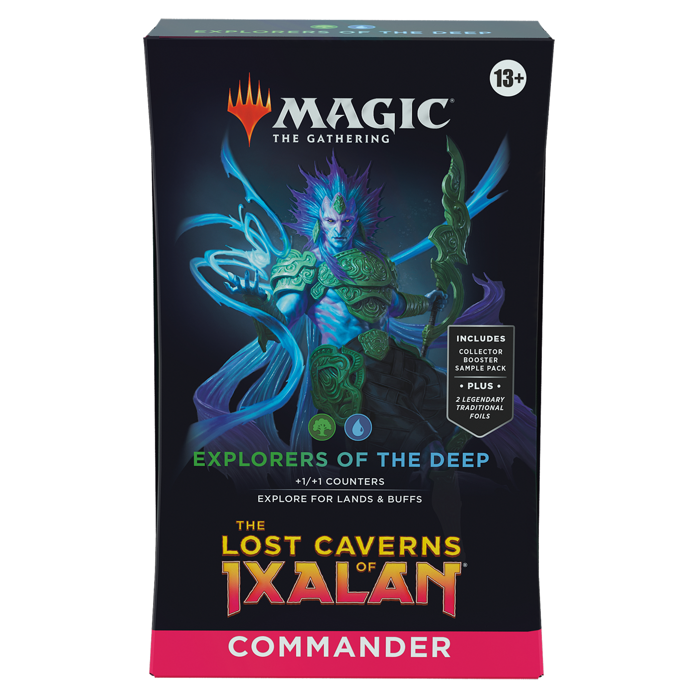Magic The Lost Caverns of Ixalan Commander Deck - Explorers of the Deep Magic The Gathering Wizards of the Coast Default Title  