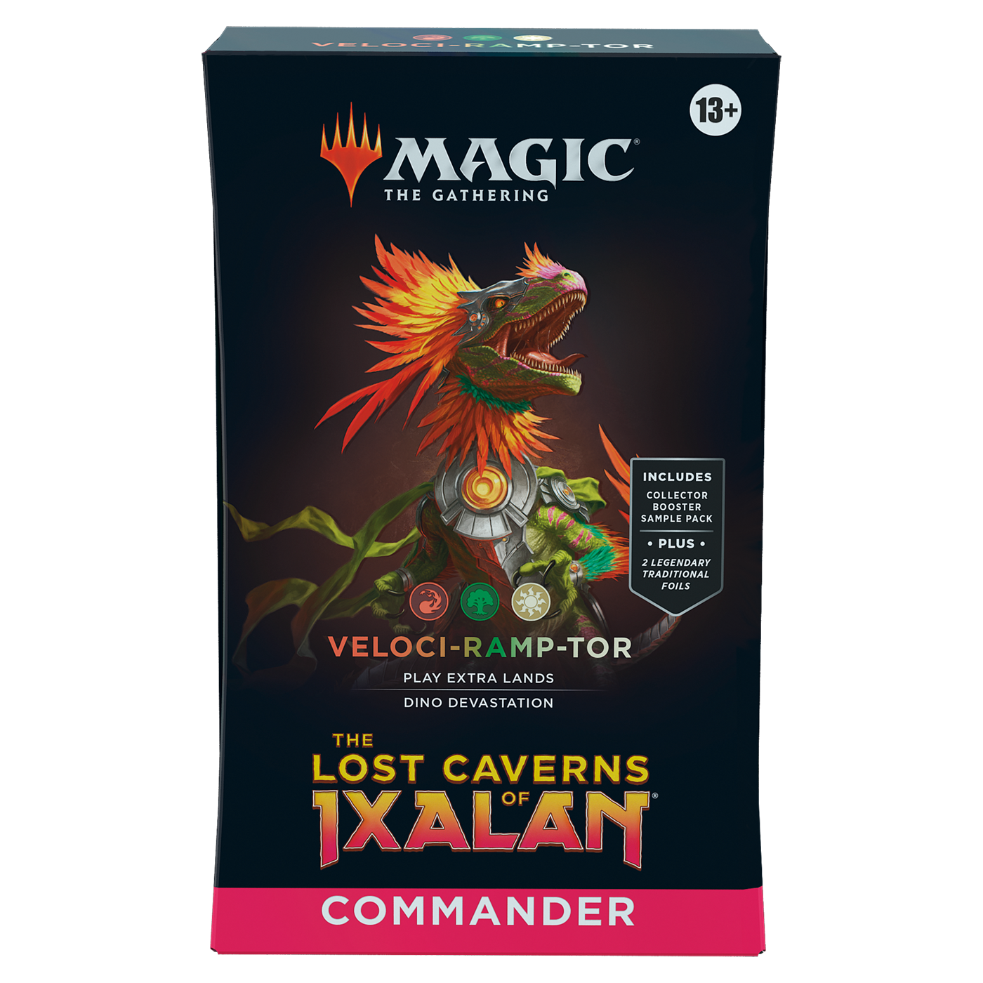 Magic The Lost Caverns of Ixalan Commander Deck - Veloci-Ramp-Tor Magic The Gathering Wizards of the Coast Default Title  