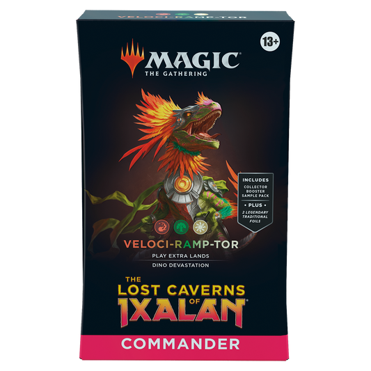 Magic The Lost Caverns of Ixalan Commander Deck - Veloci-Ramp-Tor Magic The Gathering Wizards of the Coast Default Title  