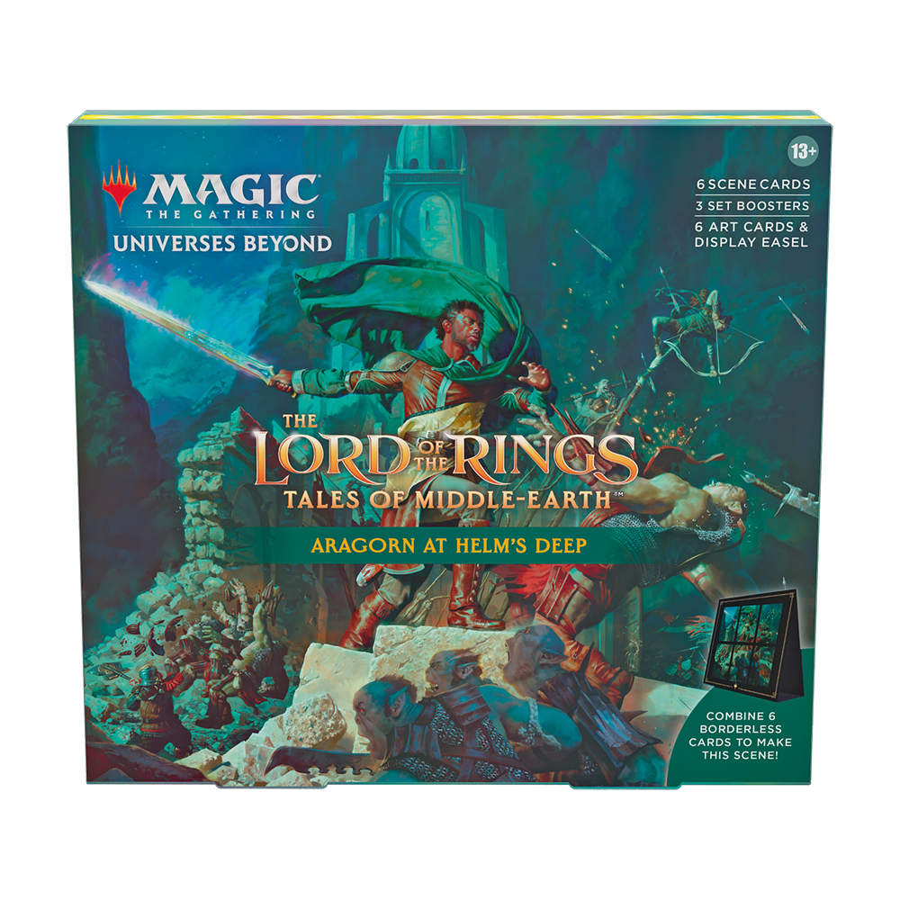 Magic The Lord of the Rings: Tales of Middle-Earth - Holiday Scene - Aragorn at Helm's Deep Magic The Gathering Wizards of the Coast Default Title  