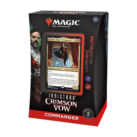 MTG Innistrad: Crimson Vow - Commander Deck Vampiric Bloodline Magic The Gathering All Interactive Distribution Default Title  
