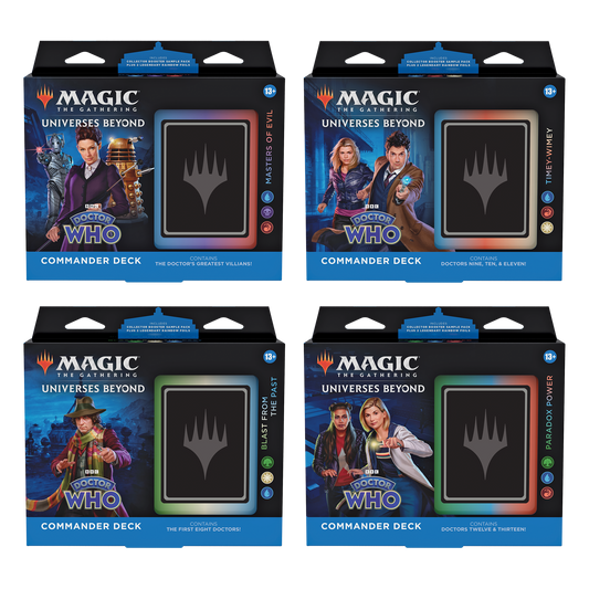 Magic Doctor Who Commander Full Set Magic The Gathering Wizards Default Title  