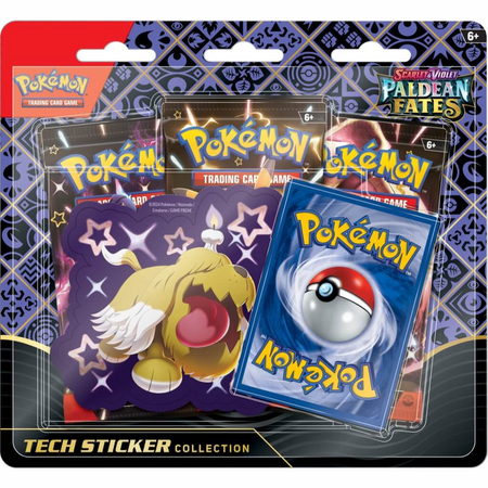 Pokemon TCG SV 4.5 Paldean Fates Tech Sticker Blister Pokémon SV Paldean Fates Pokemon
