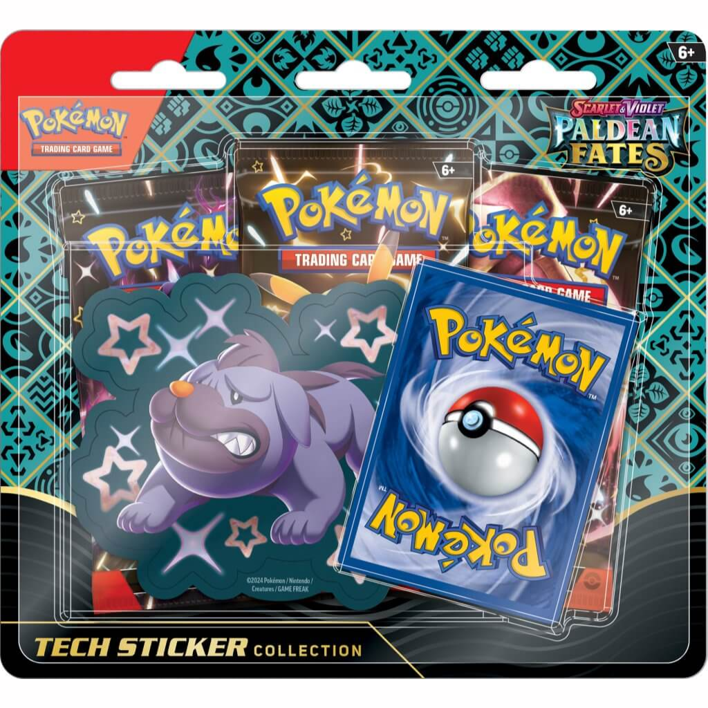 Pokemon TCG SV 4.5 Paldean Fates Tech Sticker Blister Pokémon SV Paldean Fates Pokemon