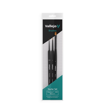 Vallejo Brushes - Precision - Starter Set I (3 Pcs.) Vallejo Brushes Vallejo Default Title  