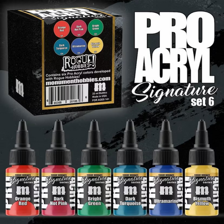 Monument Hobbies - Signature Series Set 6 - Rogue Hobbies Monument Pro Acryl Paints Monument Hobbies Default Title  