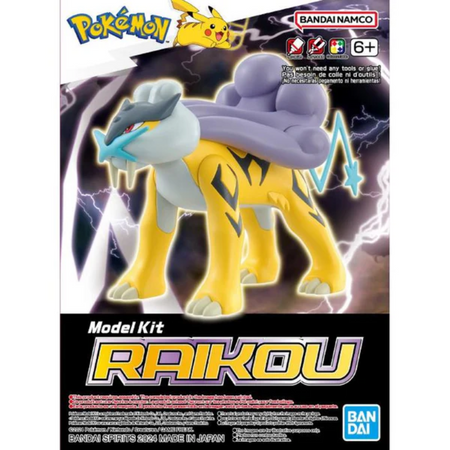 Pokemon Model Kit Raikou Pokemon Model Kit Bandai Pokemon Default Title  