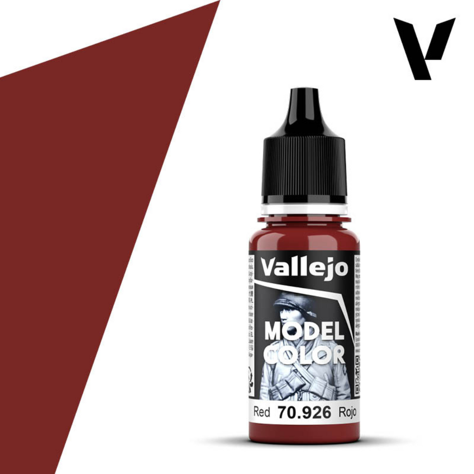Vallejo Model Color Red 17ml Acrylic Paint Vallejo Model Color Vallejo Default Title  