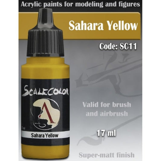 Scale 75 Scalecolor Sahara Yellow 17ml Scalecolor Paints Scale 75 Default Title  