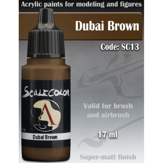Scale 75 Scalecolor Dubai Brown 17ml Scalecolor Paints Scale 75 Default Title  