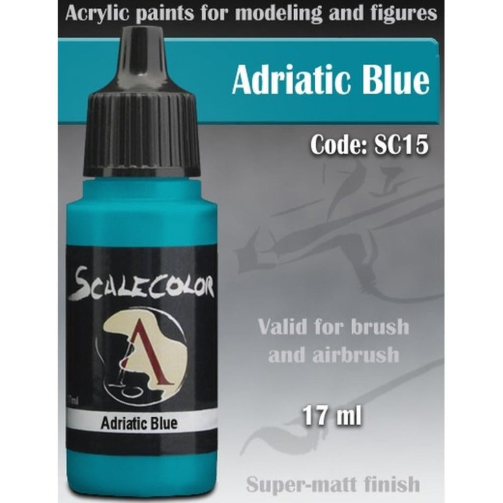 Scale 75 Scalecolor Adriatic Blue 17ml Scalecolor Paints Scale 75 Default Title  