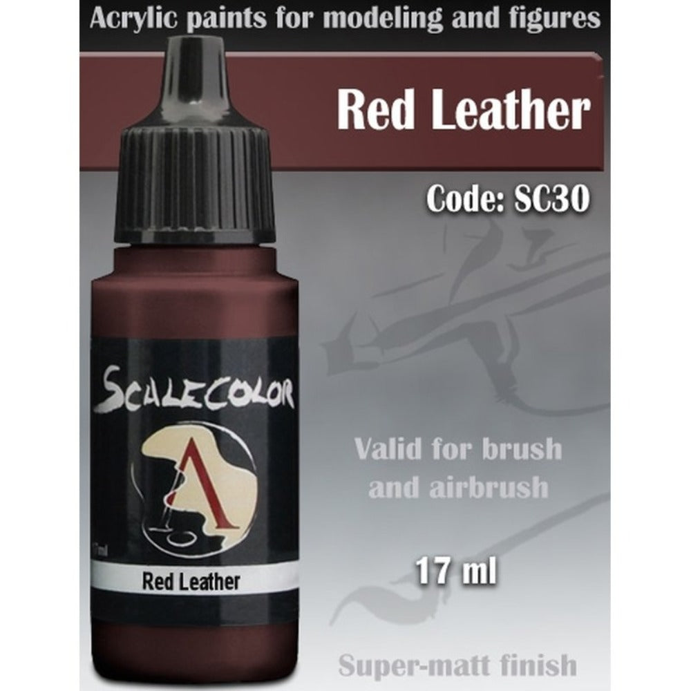 Scale 75 Scalecolor Red Leather 17ml Scalecolor Paints Scale 75 Default Title  